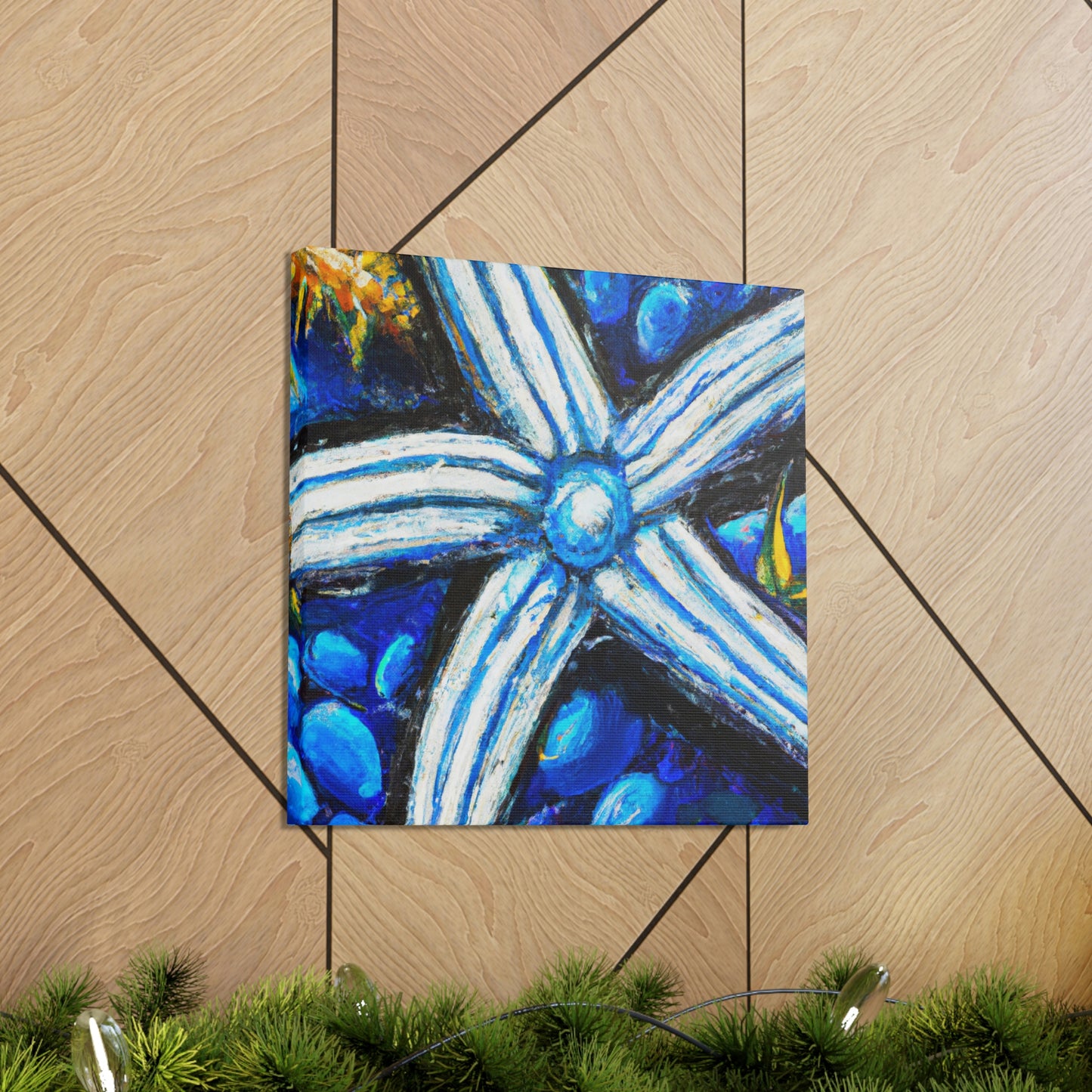 "Starfish in Moonlight Glow" - Canvas