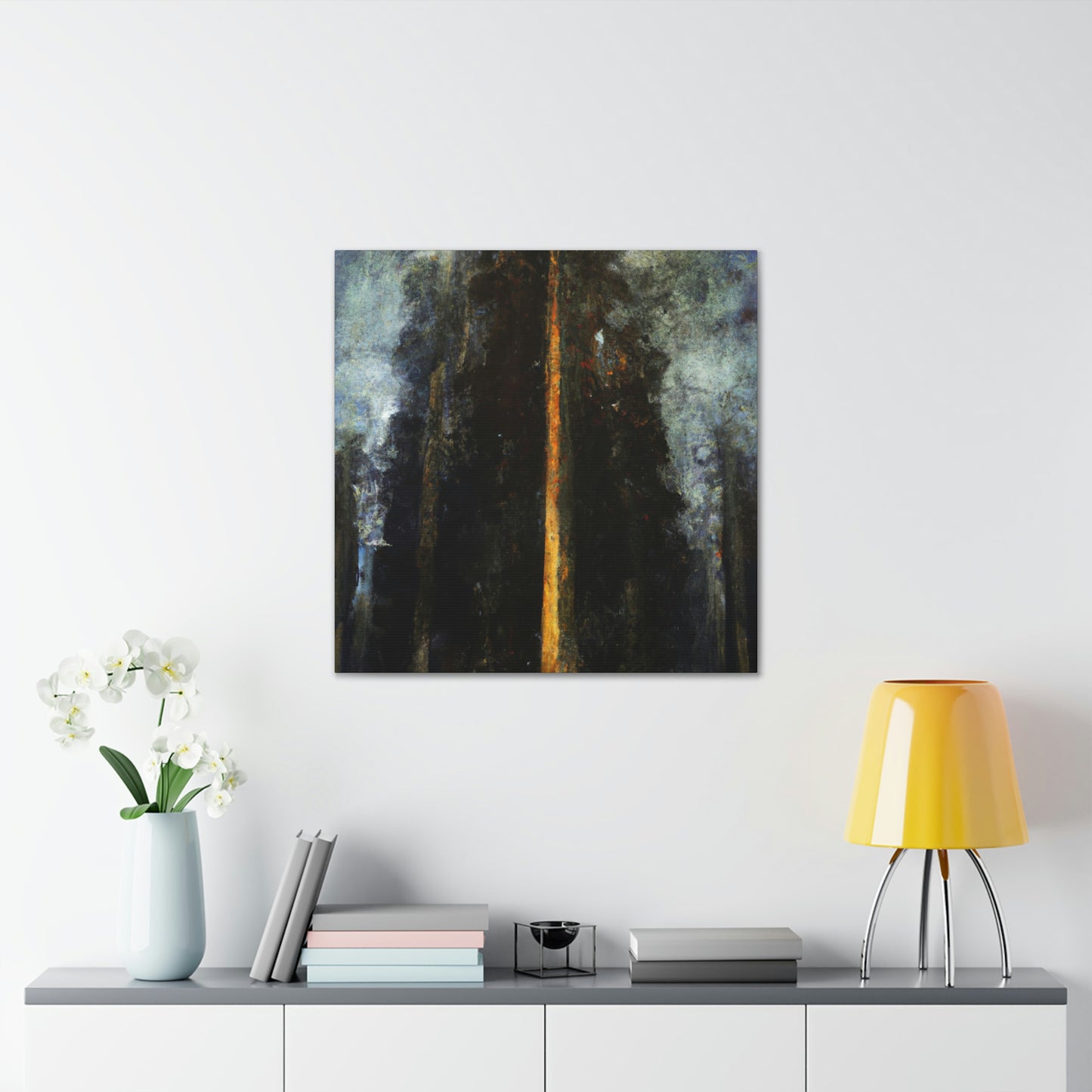 "Sequoia in Moonlight" - Canvas