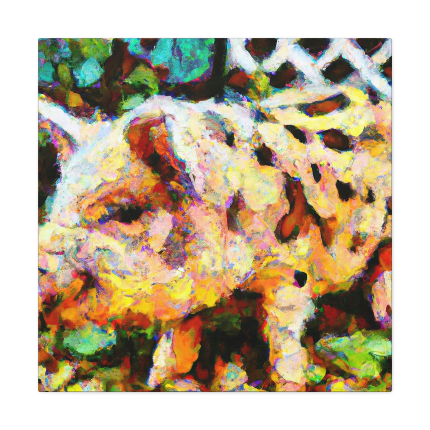 "Pig's Perception Ponderings" - Canvas