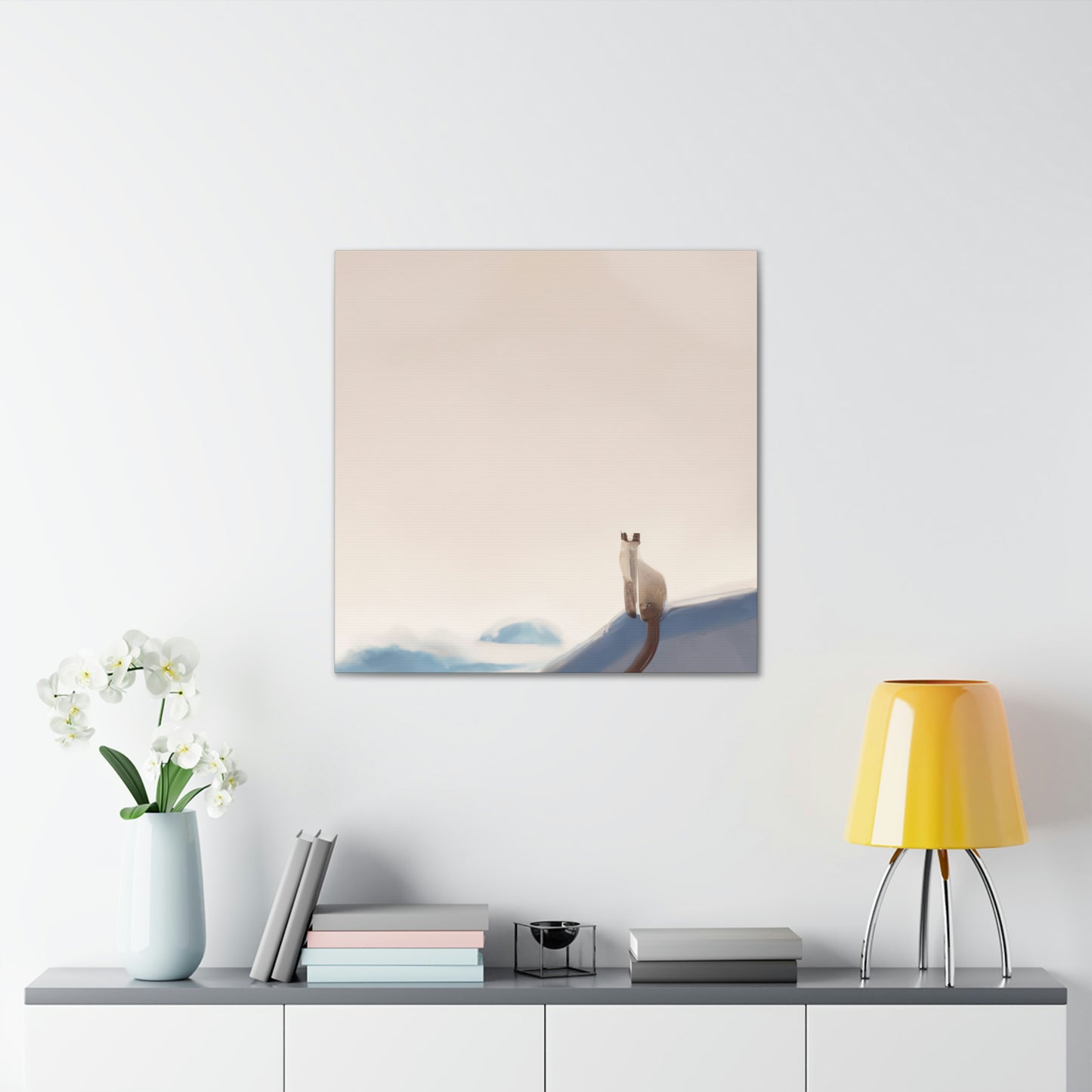 Siamese Simplicity Scene - Canvas