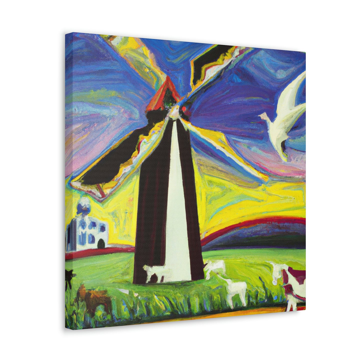 "Windmill in Dreamland" - Canvas