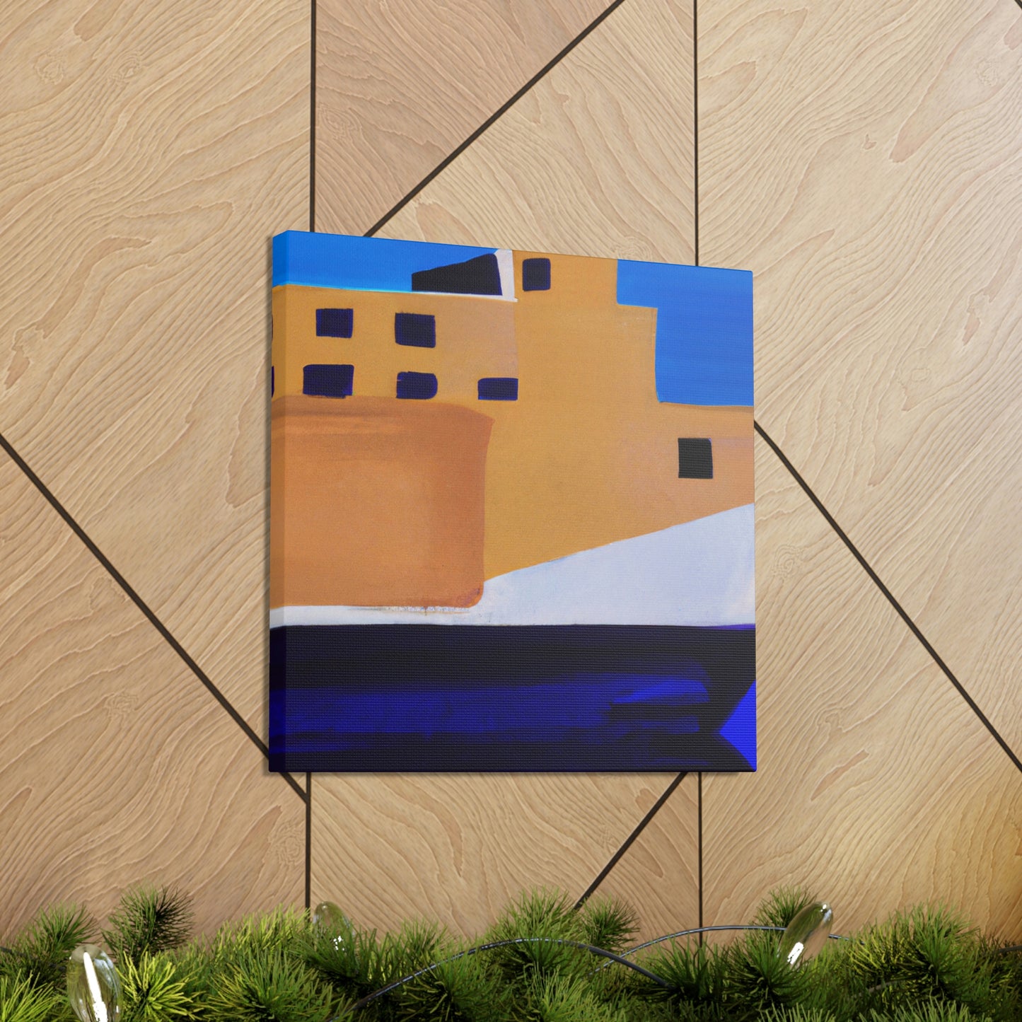 Ferry Minimalism Painting - Canvas