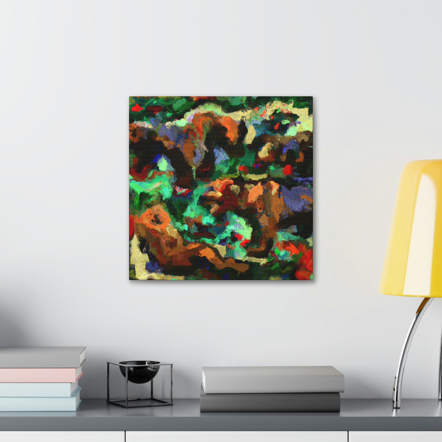 Grizzly Bears Abstraction - Canvas