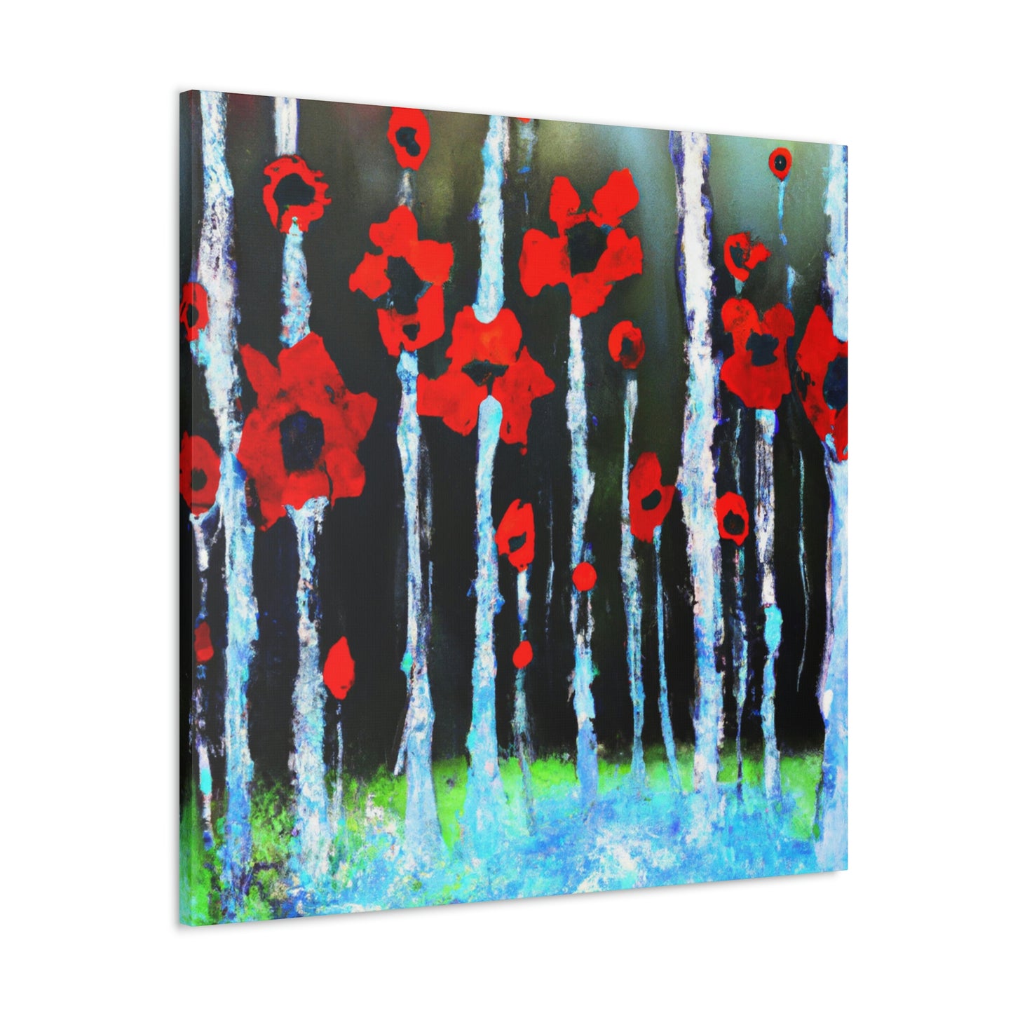 Poppy in Abstracted Freedom - Canvas