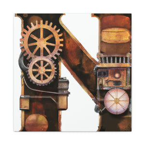 Steampunk Time Machine - Canvas