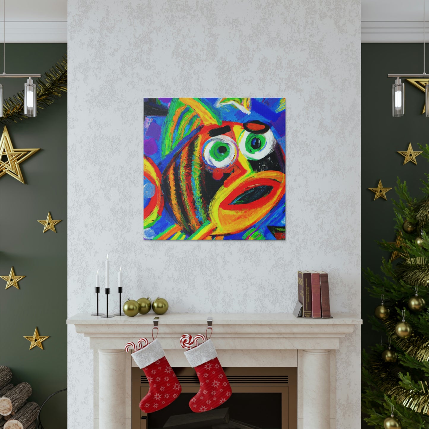 Rainbow Fish Harmony - Canvas