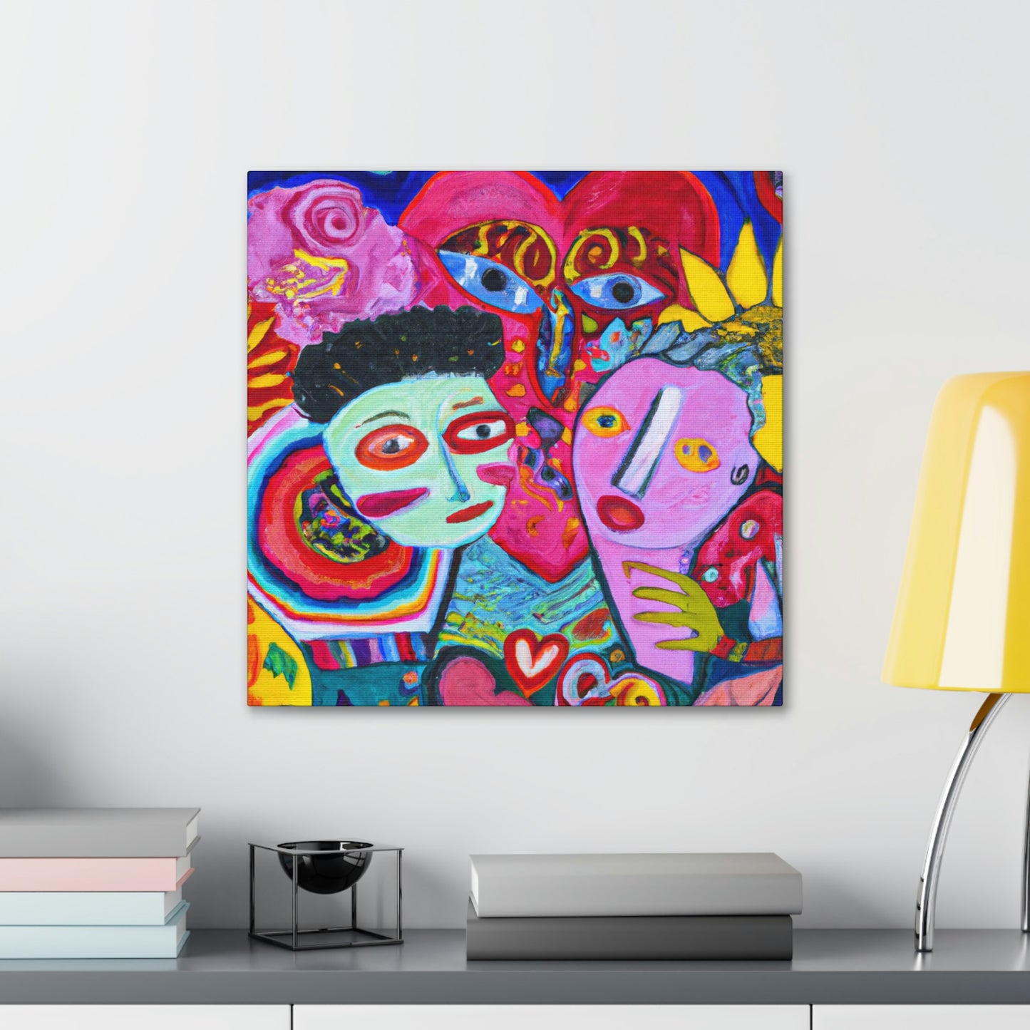 Love Blooms Forever - Canvas