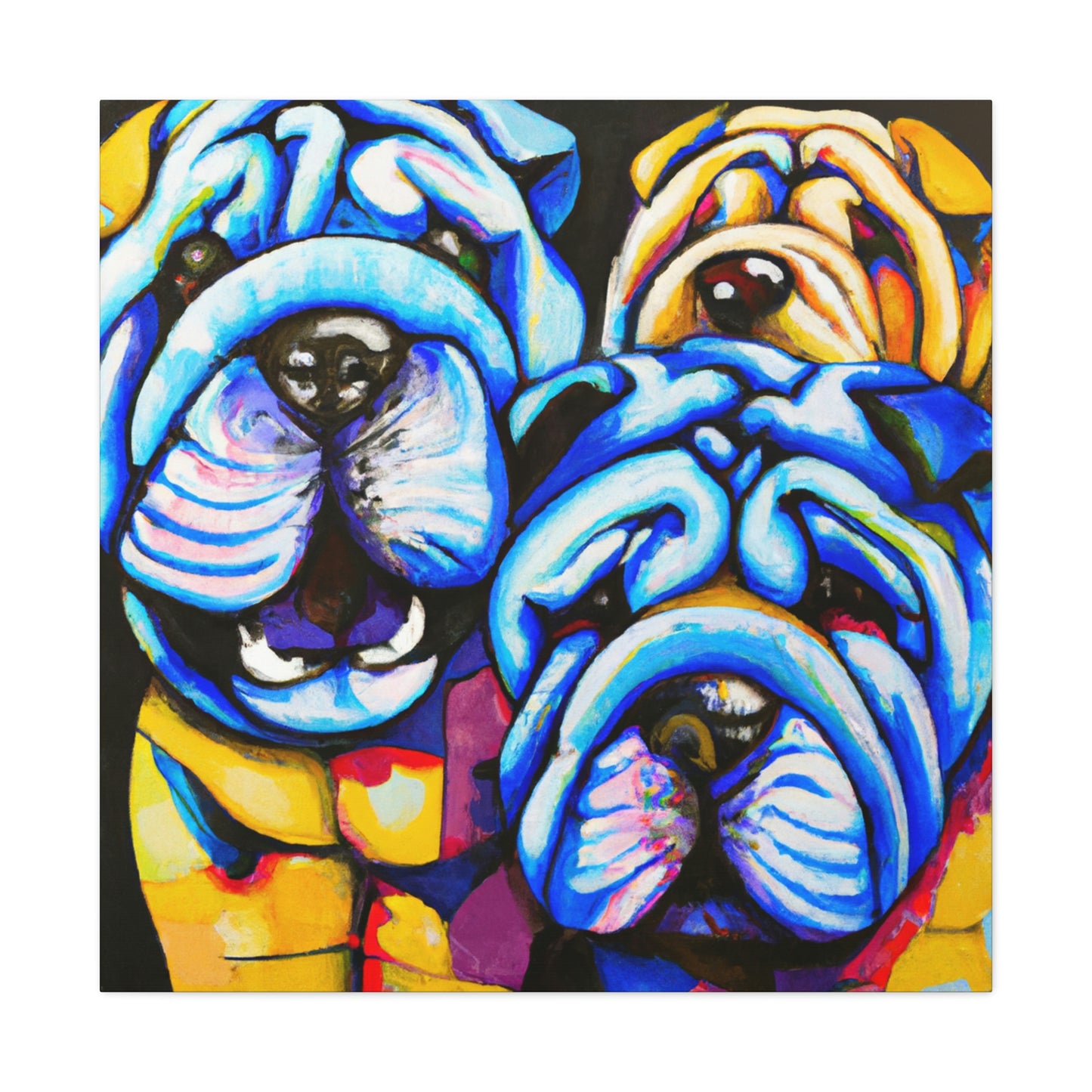 "Shar Pei Abstract Dream" - Canvas