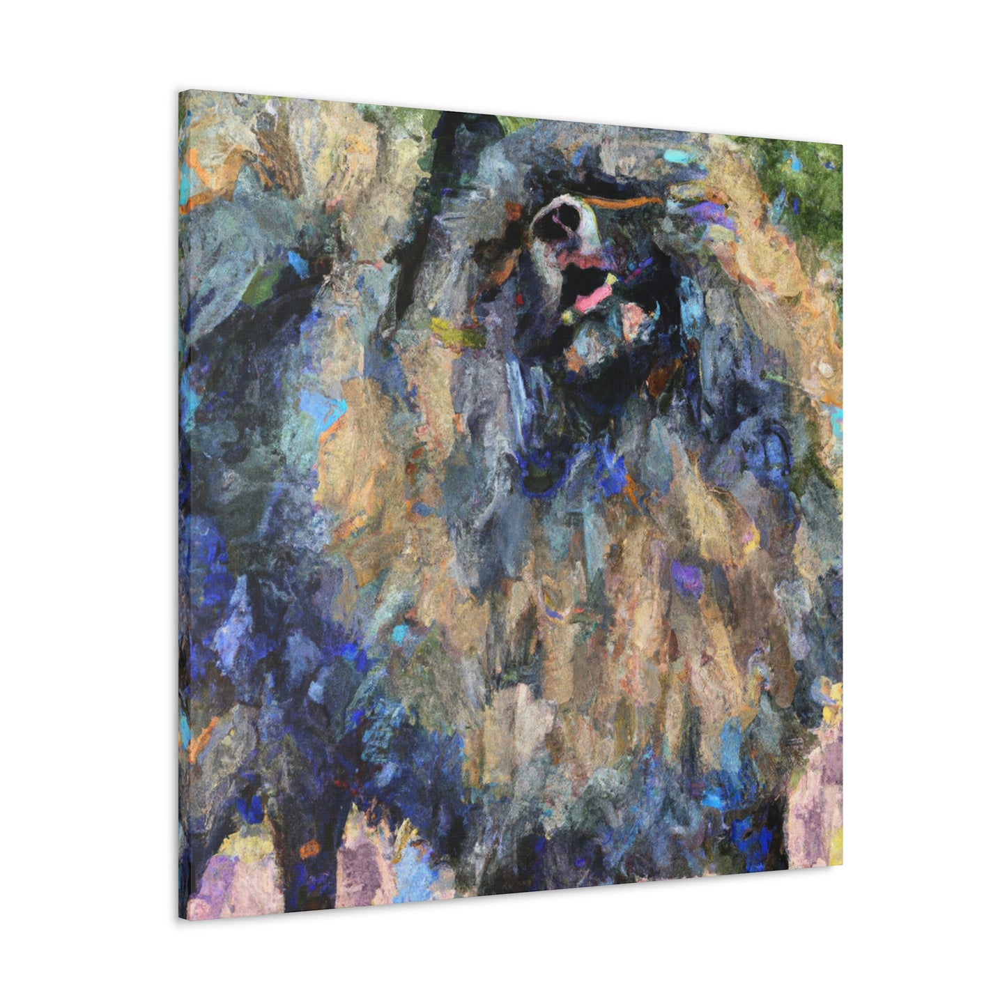 "Fur of a Keeshond" - Canvas