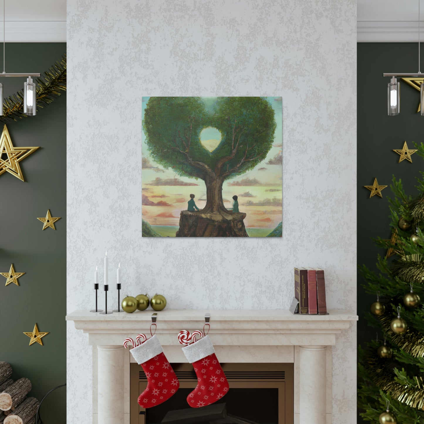 Love Tree Enchantment - Canvas