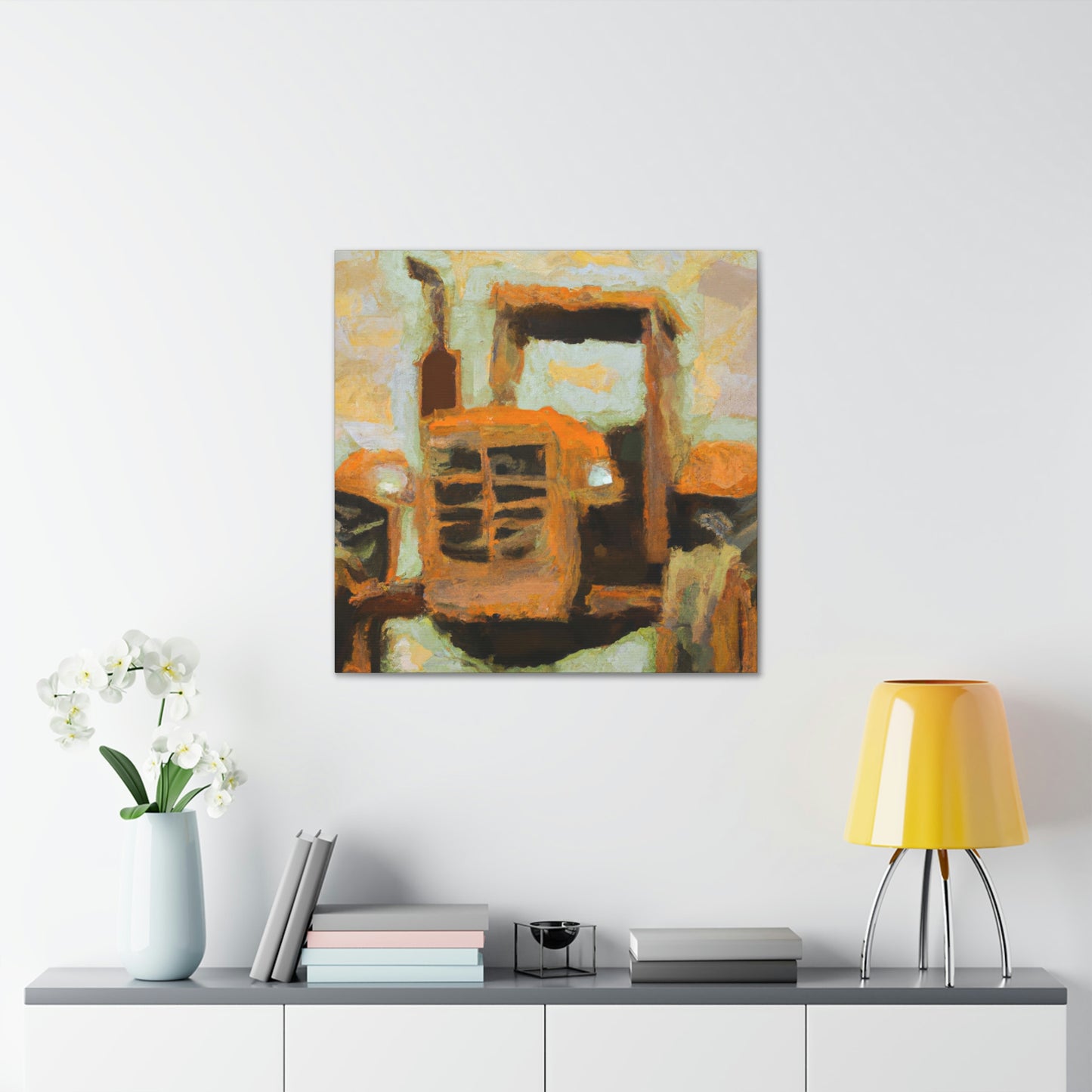 Tractor in the Wheat - Canvas