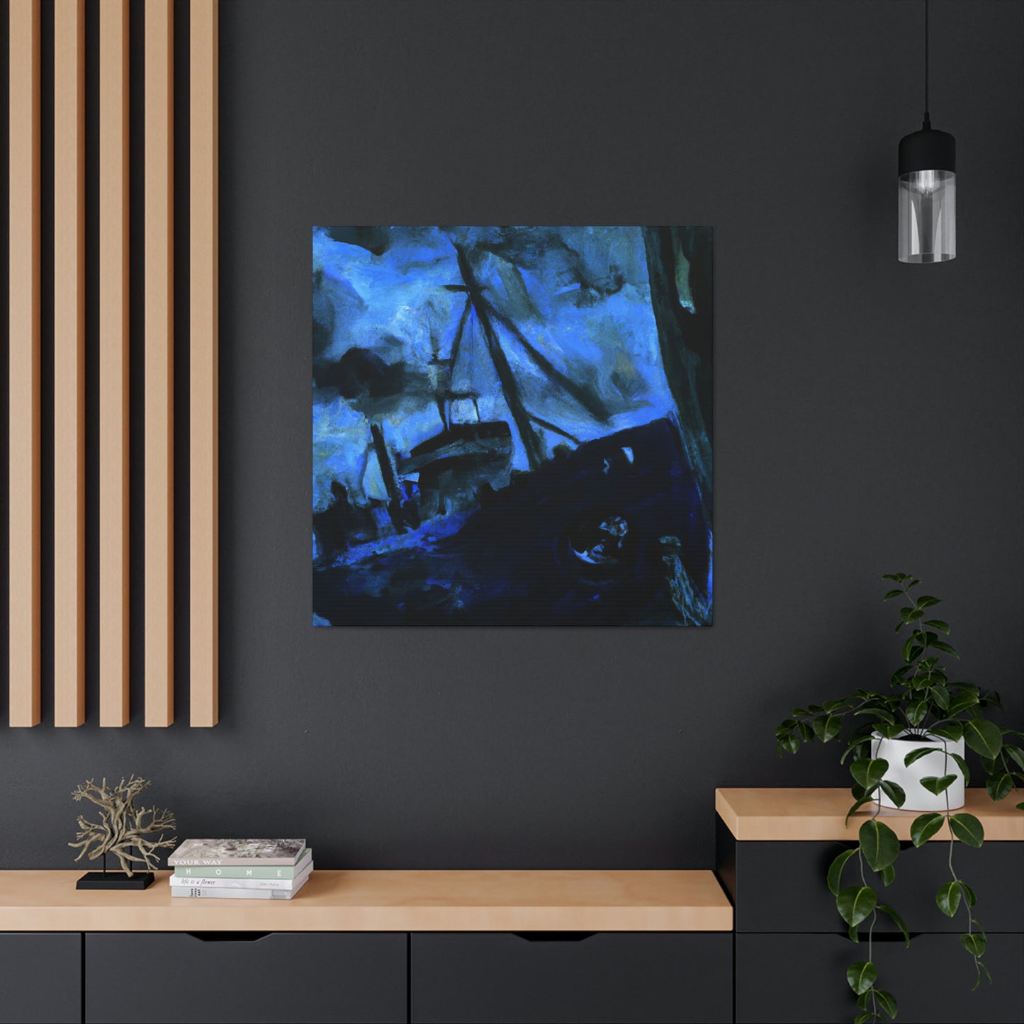 "Sea and Sails Afloat" - Canvas