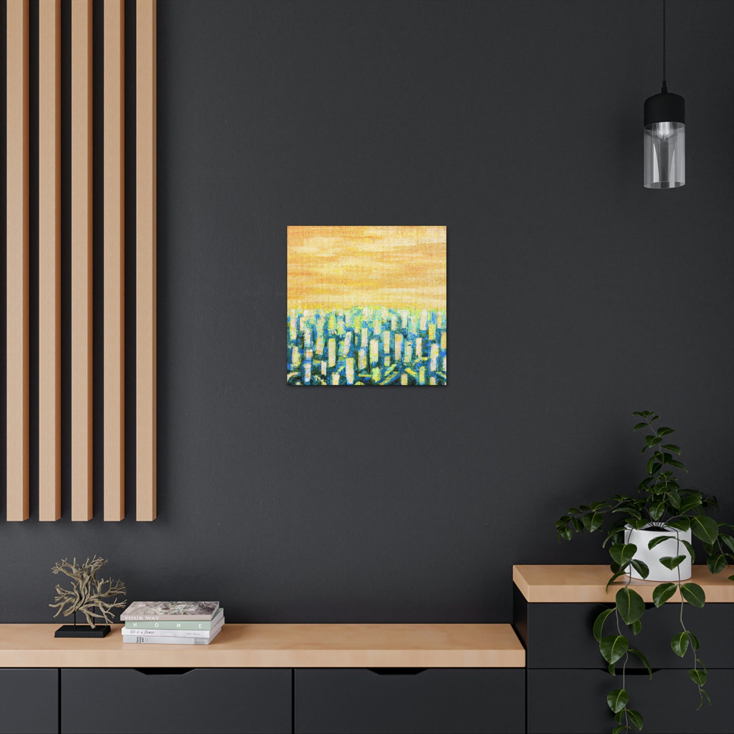 Corn in Moonlight Gloaming - Canvas