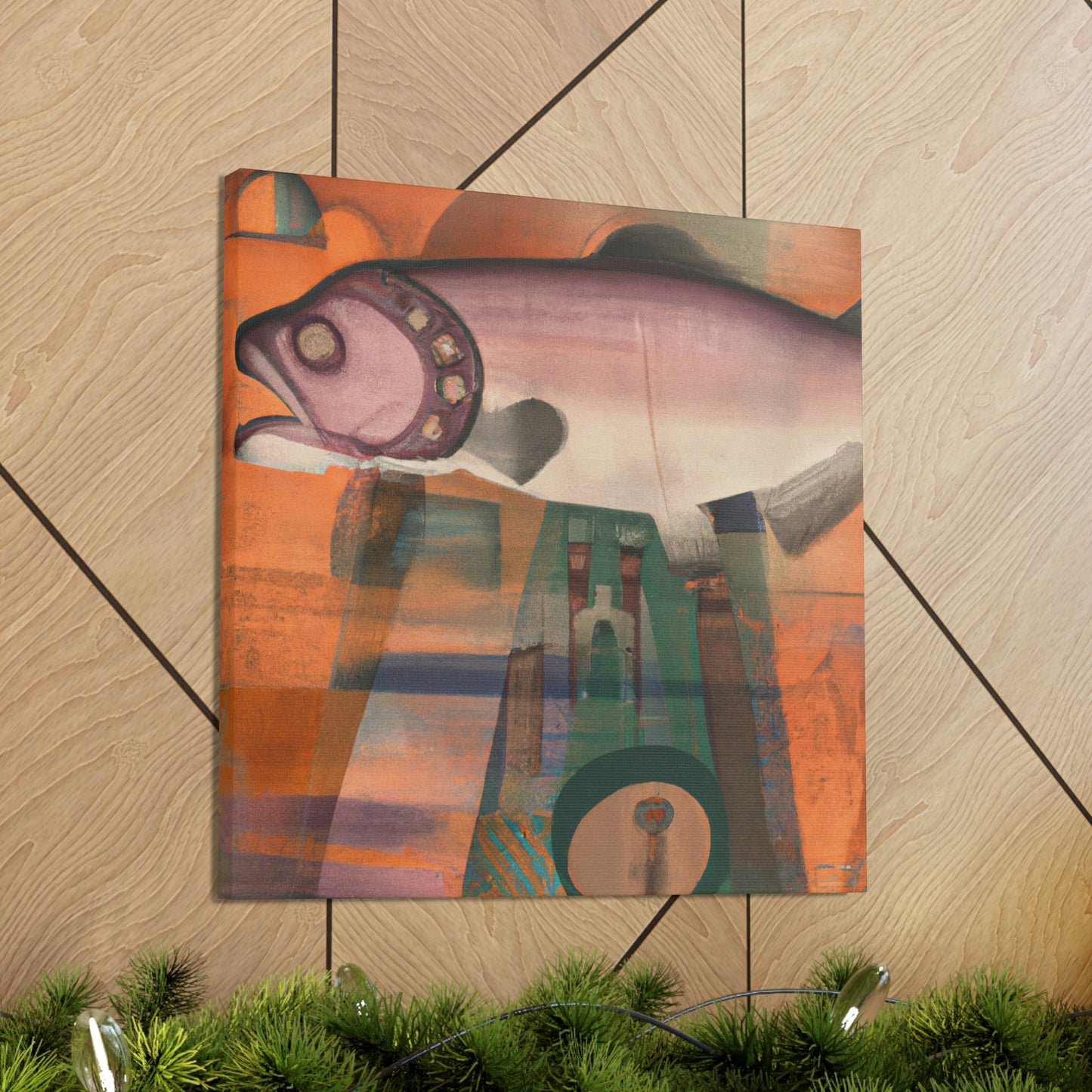 Salmon in a Dream - Canvas