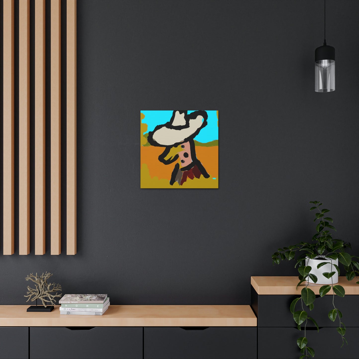 "Cowboy Western Concept” - Canvas