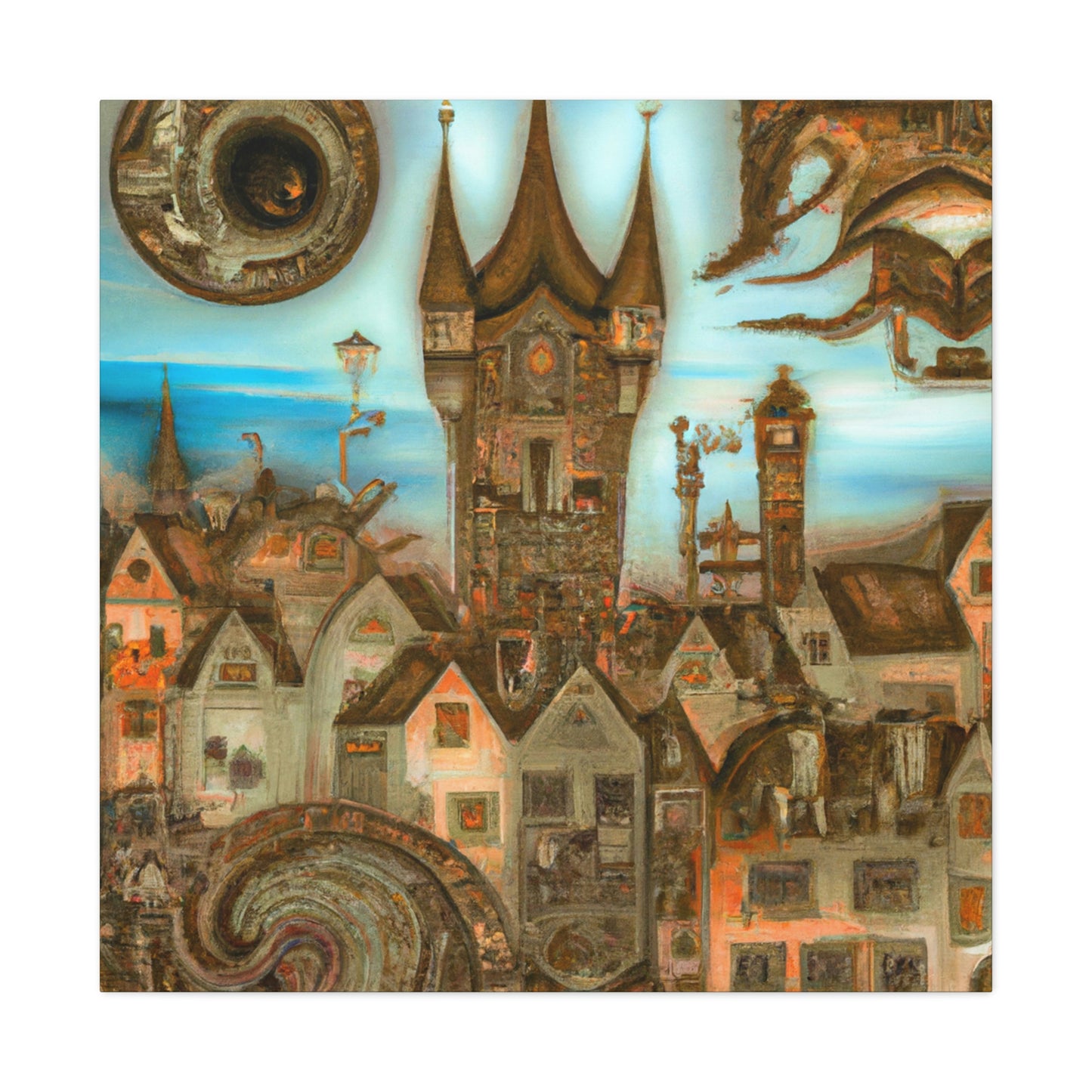 "Tudor Clockwork Dream" - Canvas