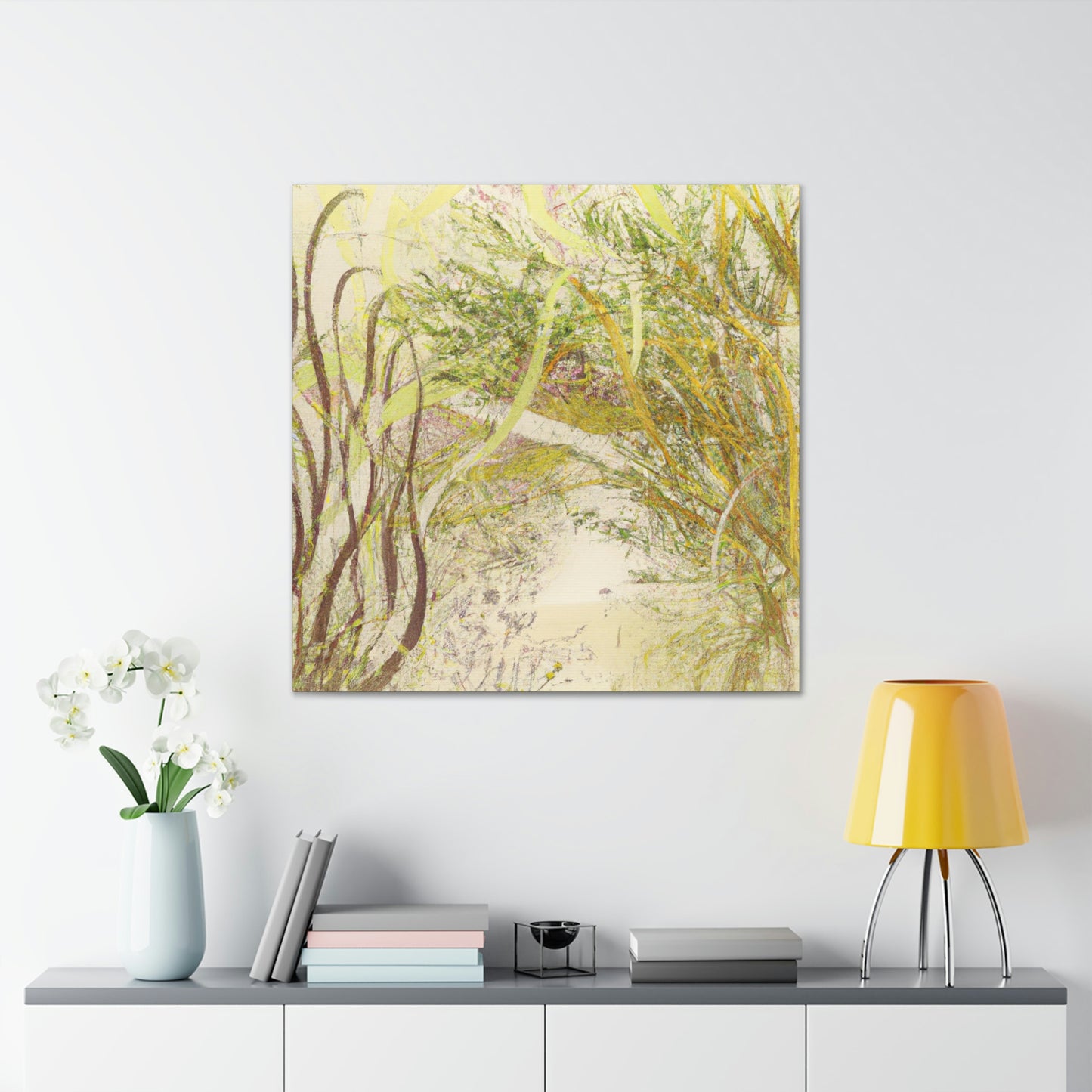 Willow Tree Abstracted - Canvas