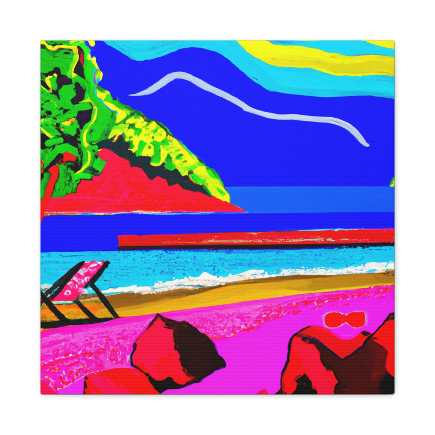 "Fauve Beach Colours" - Canvas