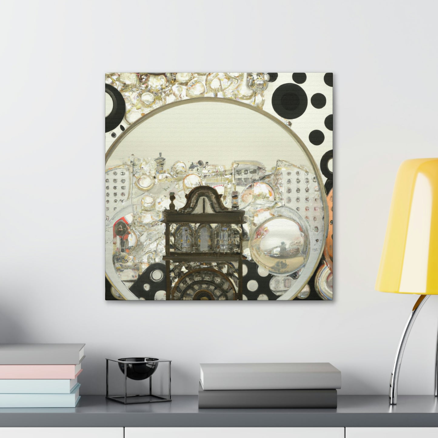 "Victorian Steampunk Scene" - Canvas