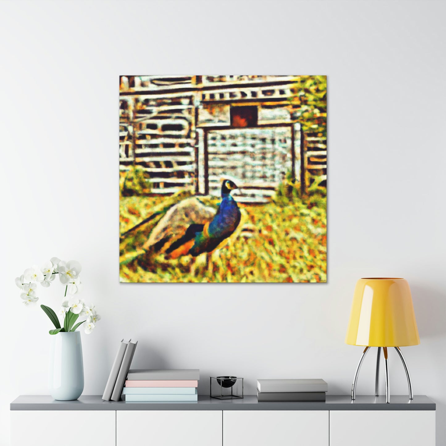 "Peacock Pomp and Pride" - Canvas