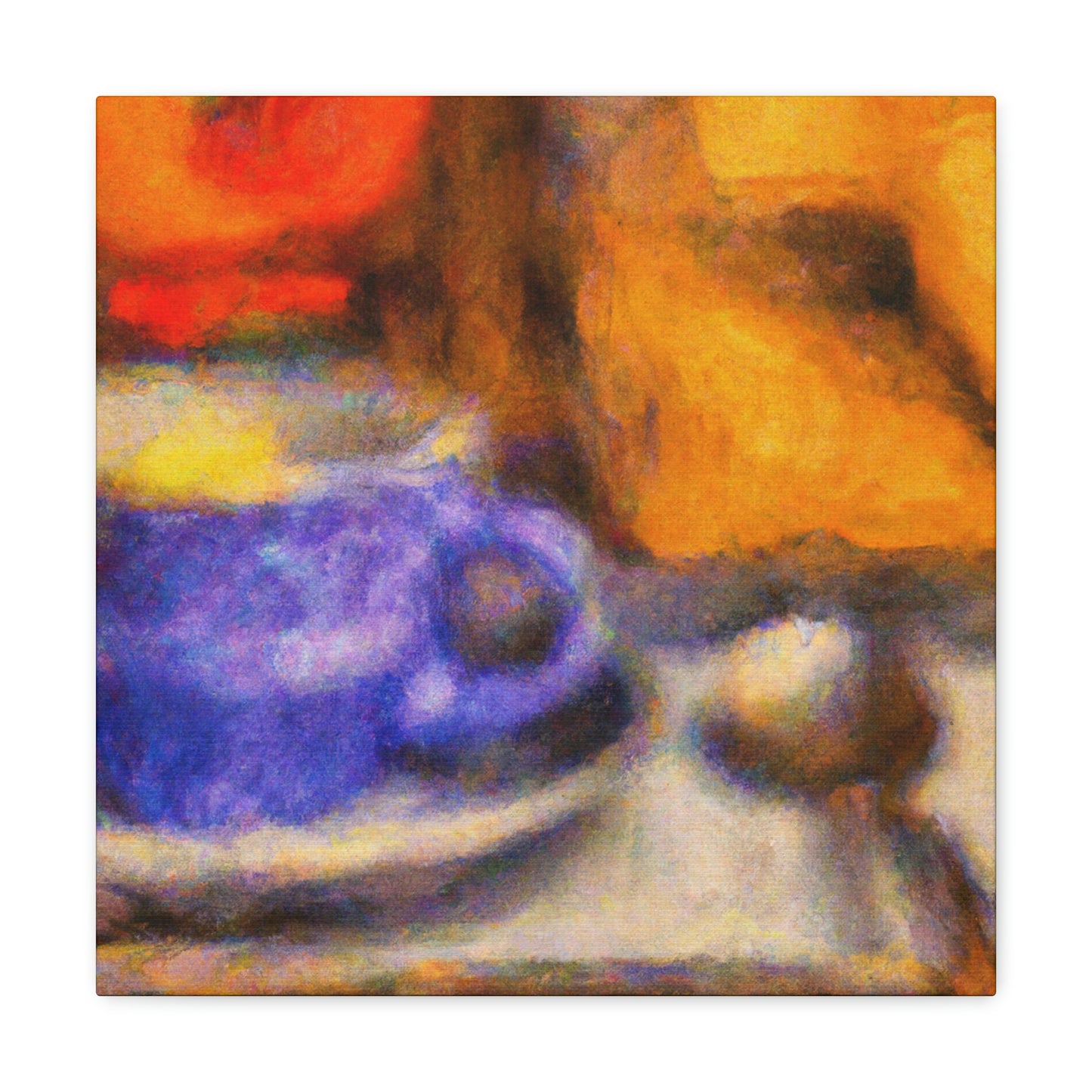 Coffee Cup Fauvism - Canvas