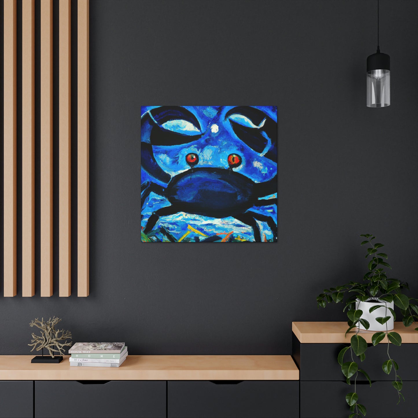 Crab March Expressionism - Canvas