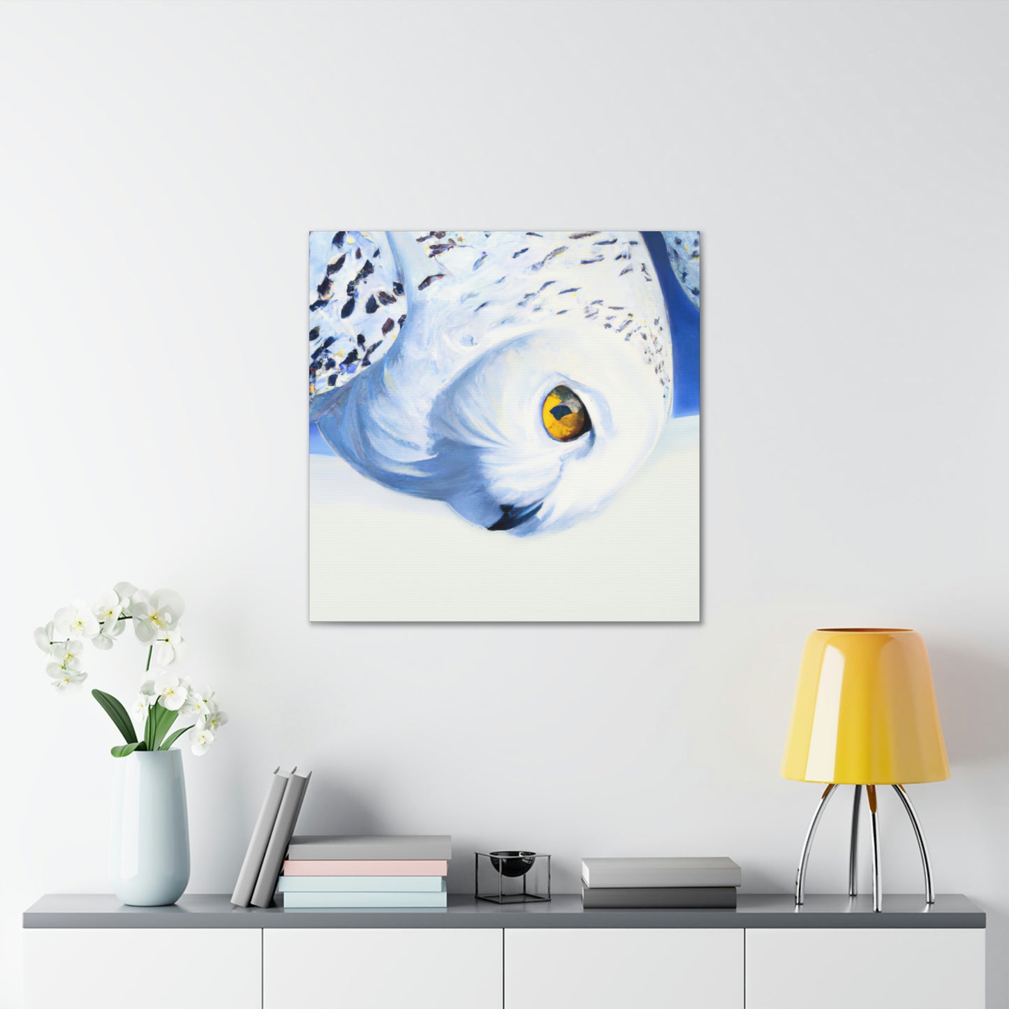 Snowy Owl Splendor - Canvas