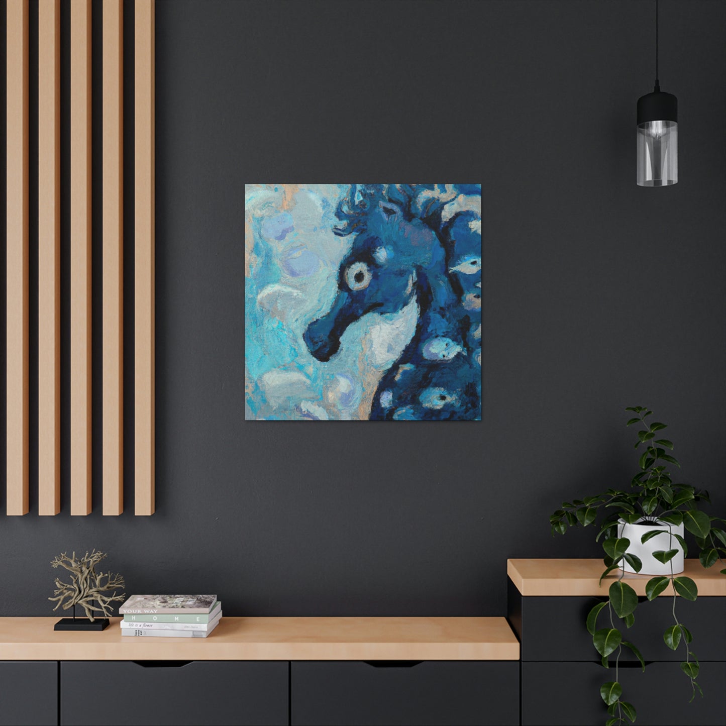 Seahorse of Emotion - Canvas