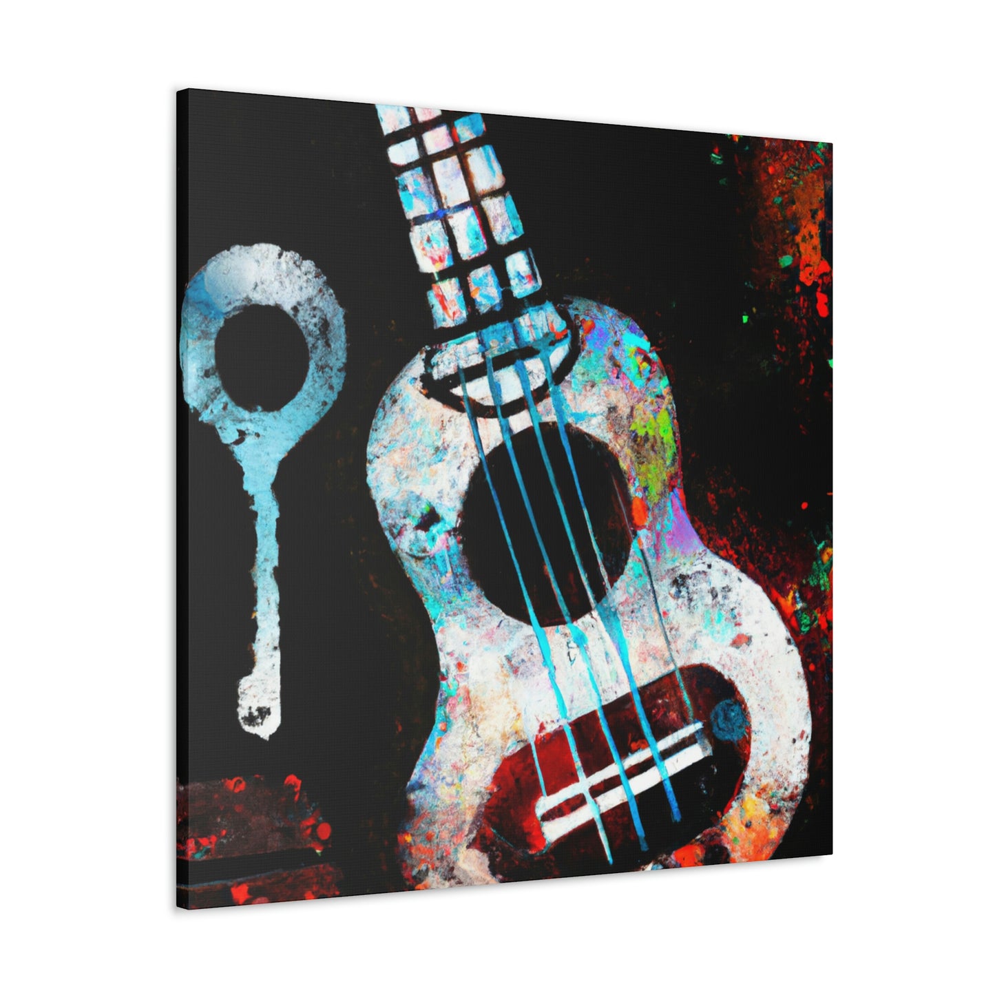 Ukelele Abstractionism - Canvas