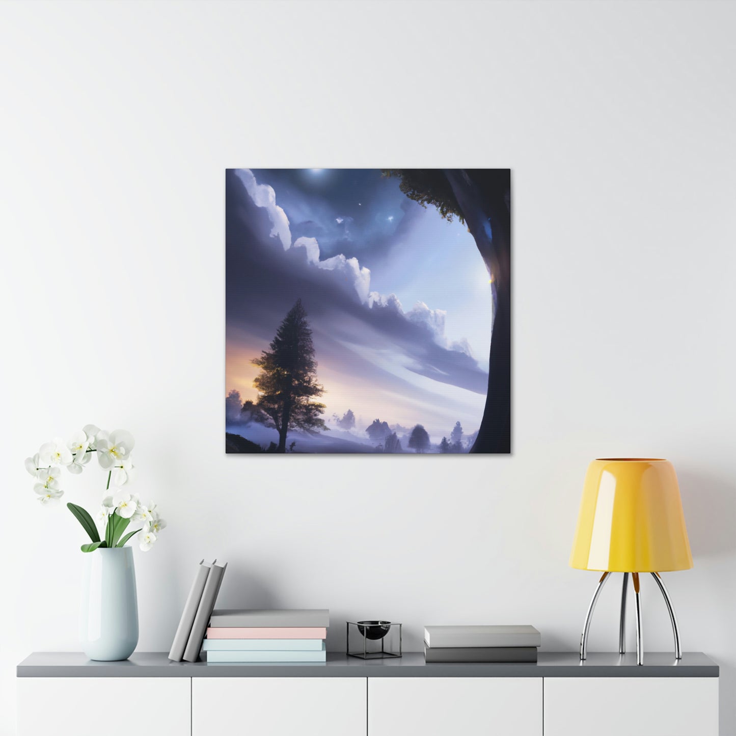 Layered Tranquil Dreamscapes - Canvas