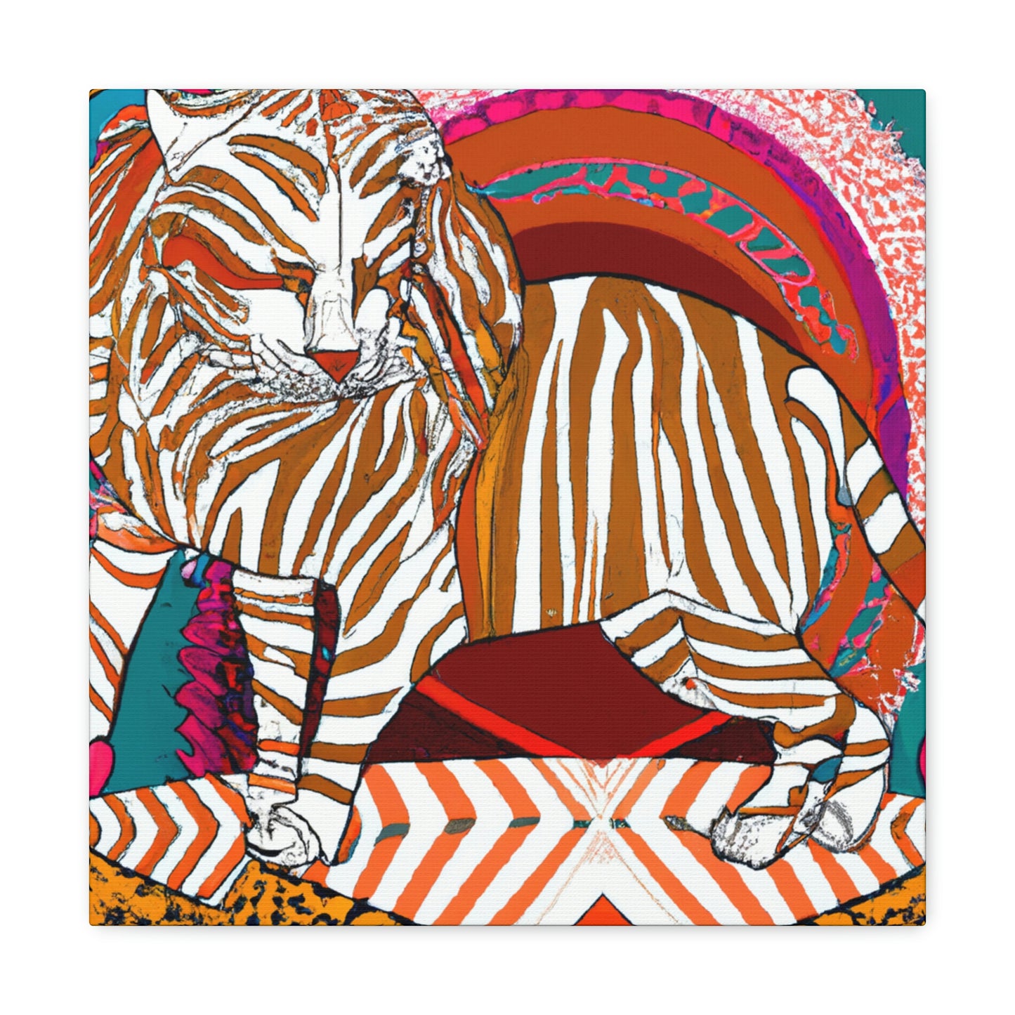 Tiger in the Jazz Age - Canvas