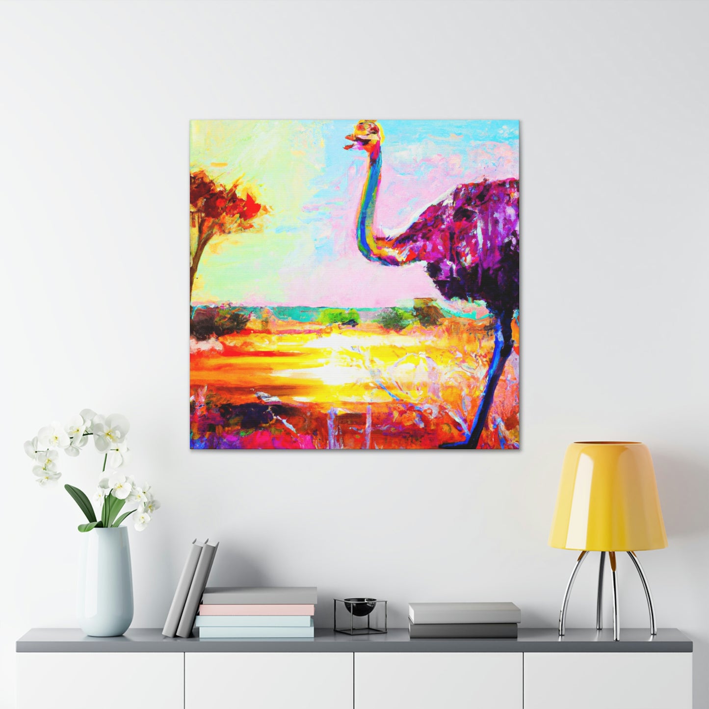 Ostrich in Utopia - Canvas