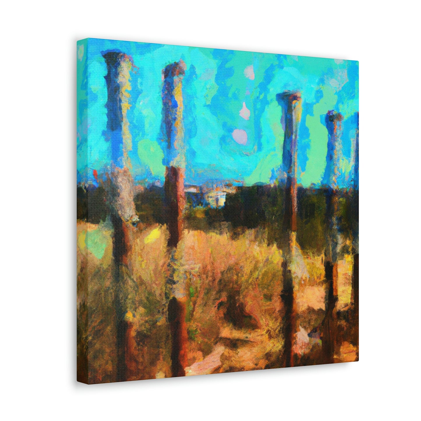 "The Verdant Hills of Summer" - Canvas