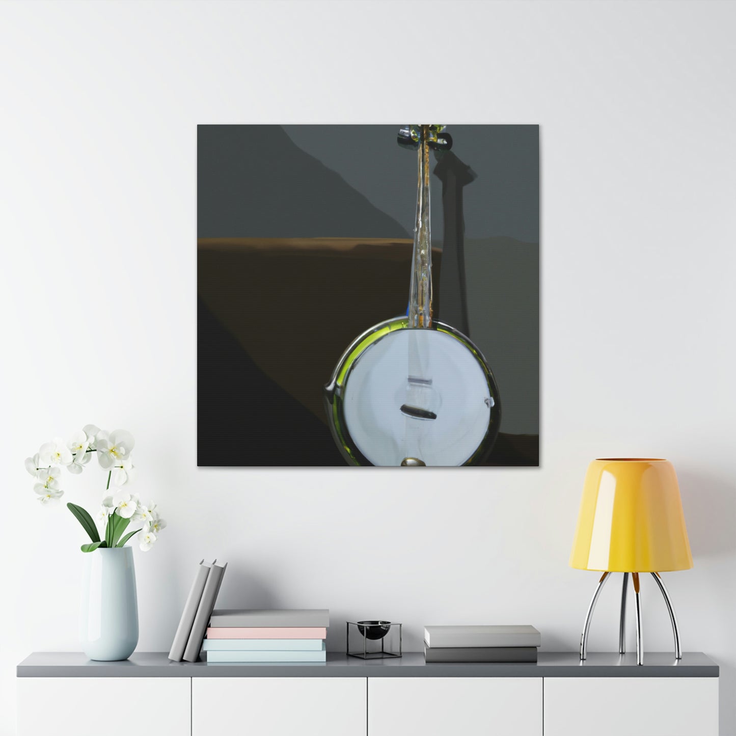 Banjo Strumming Joyful - Canvas