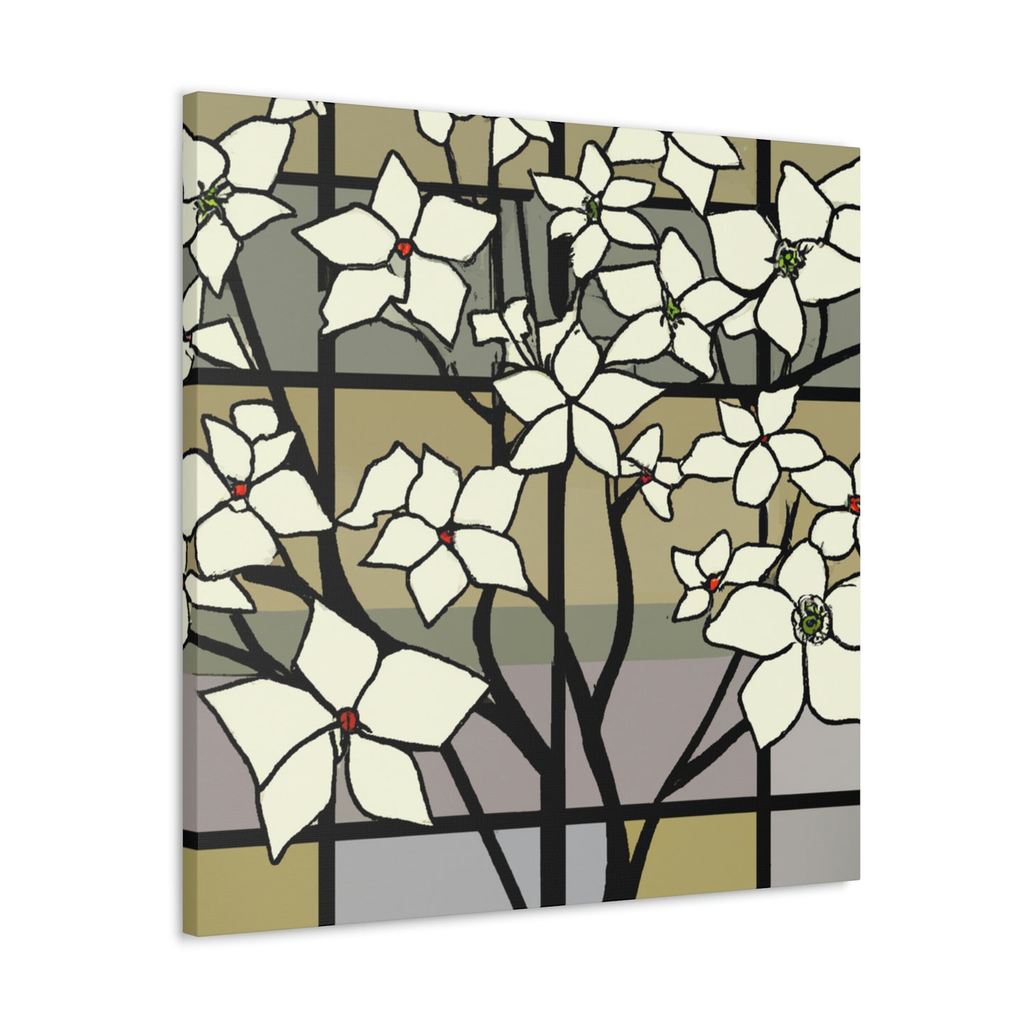 "Spear of Dogwood Blossoms" - Canvas