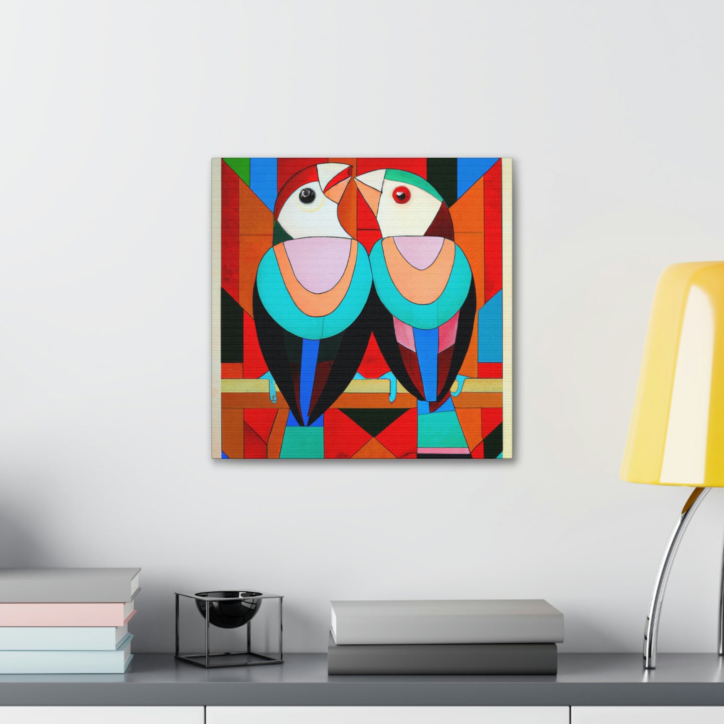 Lover's Art Deco Dance - Canvas