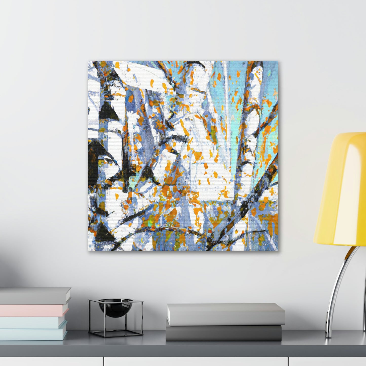 Birch Tree Pop Brilliance - Canvas