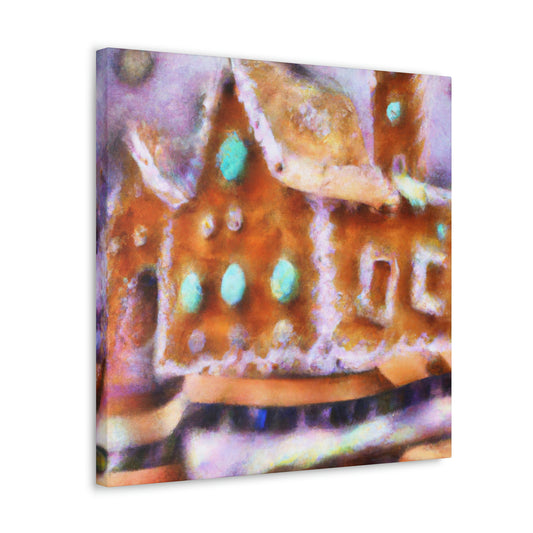 Gingerbread House Dream - Canvas