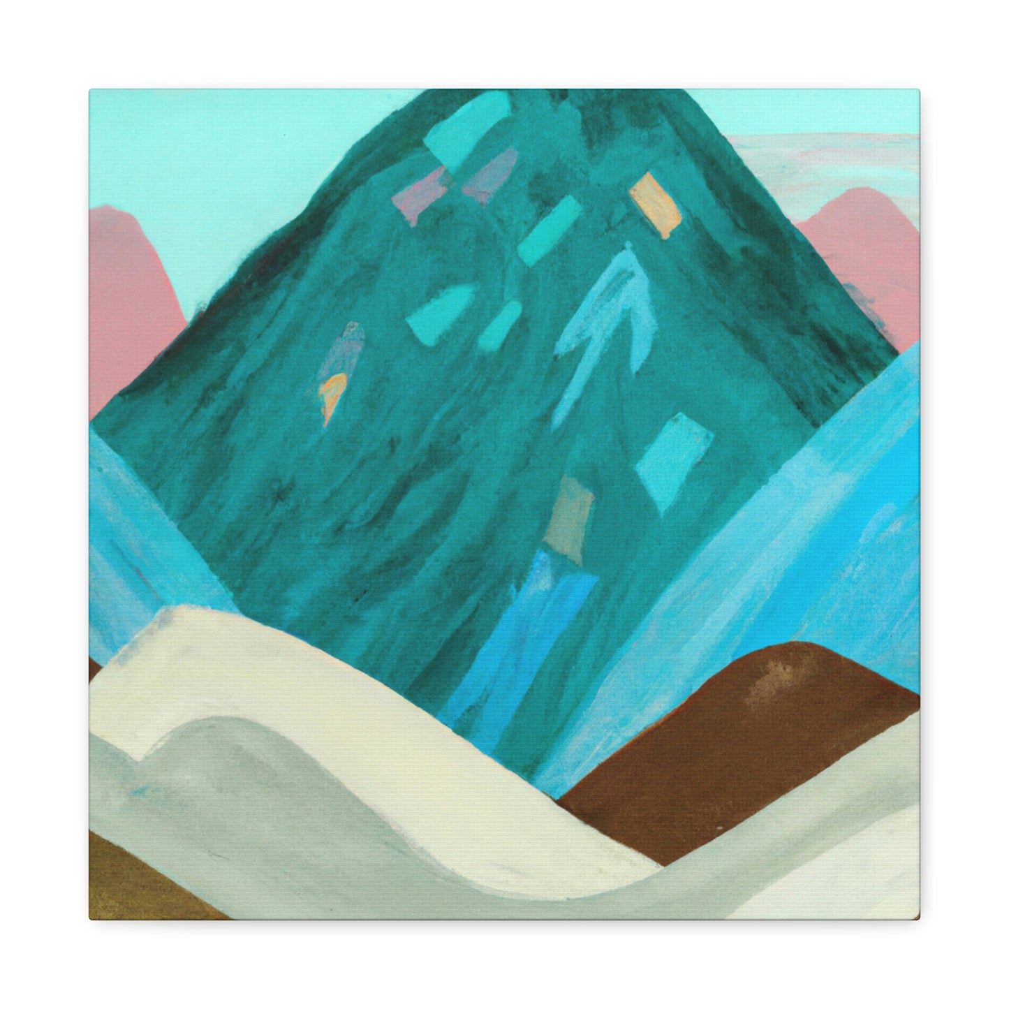 "Mountain Stillness Peaceful" - Canvas