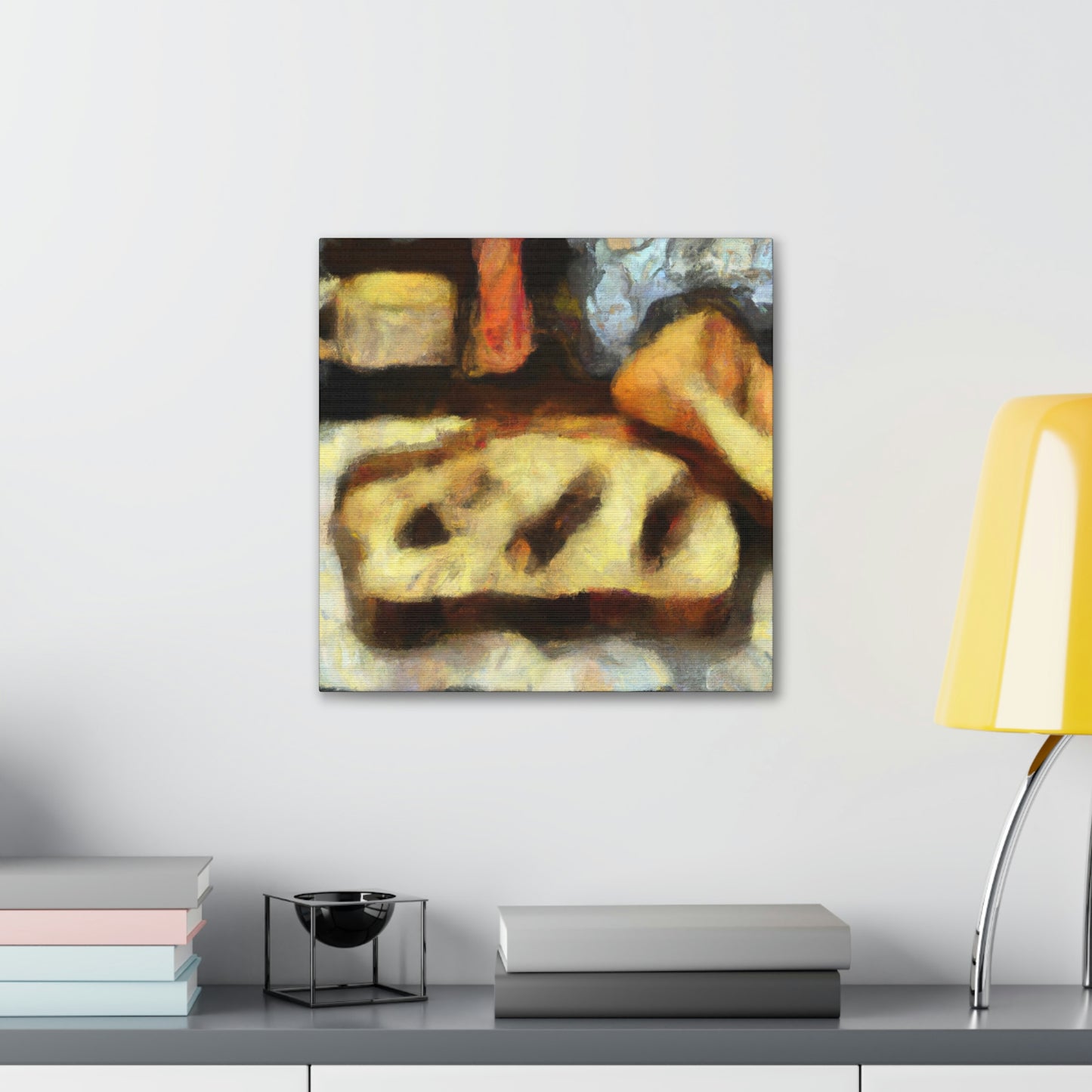 "Breaking Bread Abstraction" - Canvas