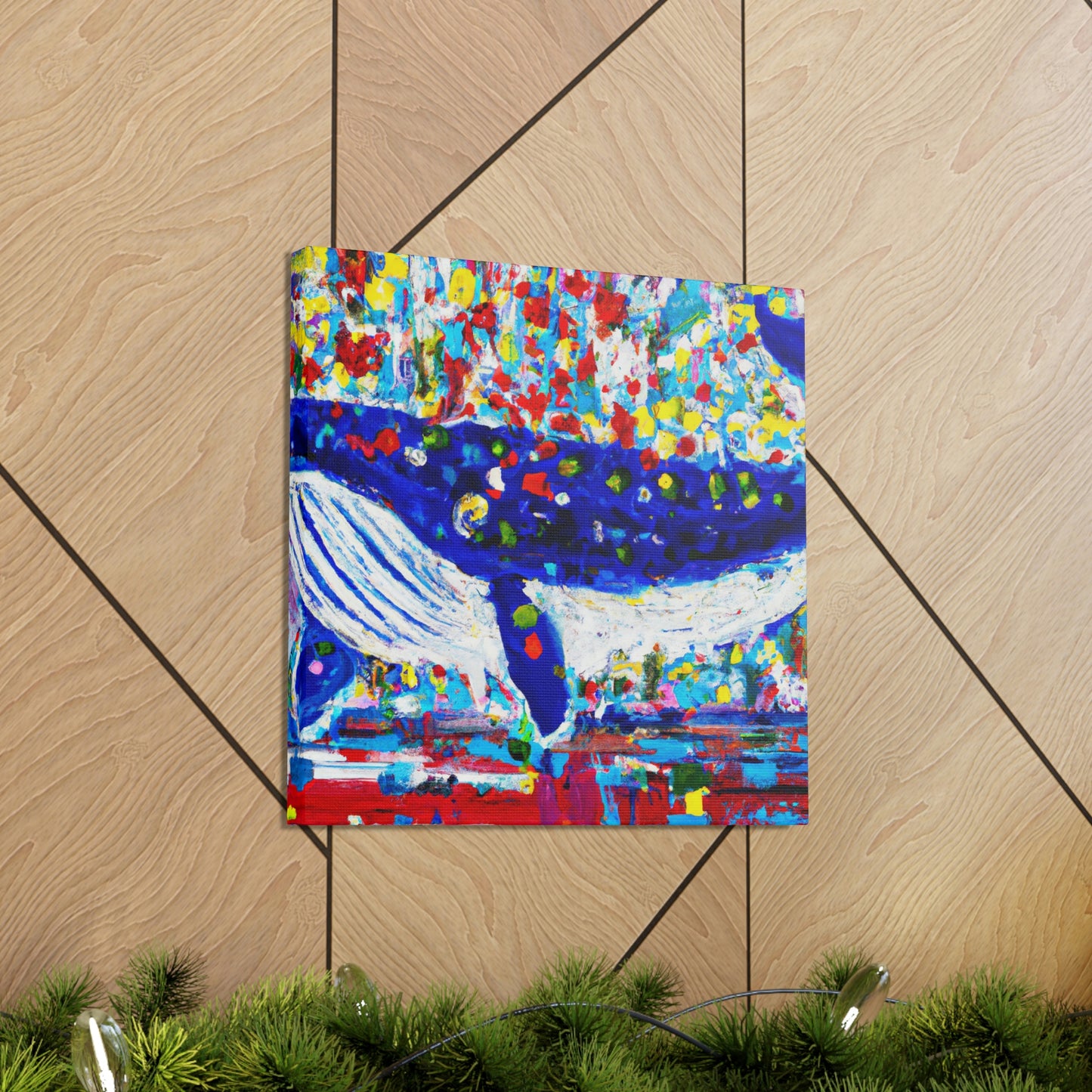 Whale in Motion﻿ - Canvas