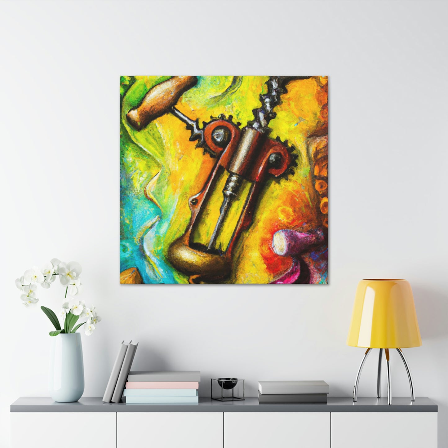 "Corkscrew of Steampunk". - Canvas