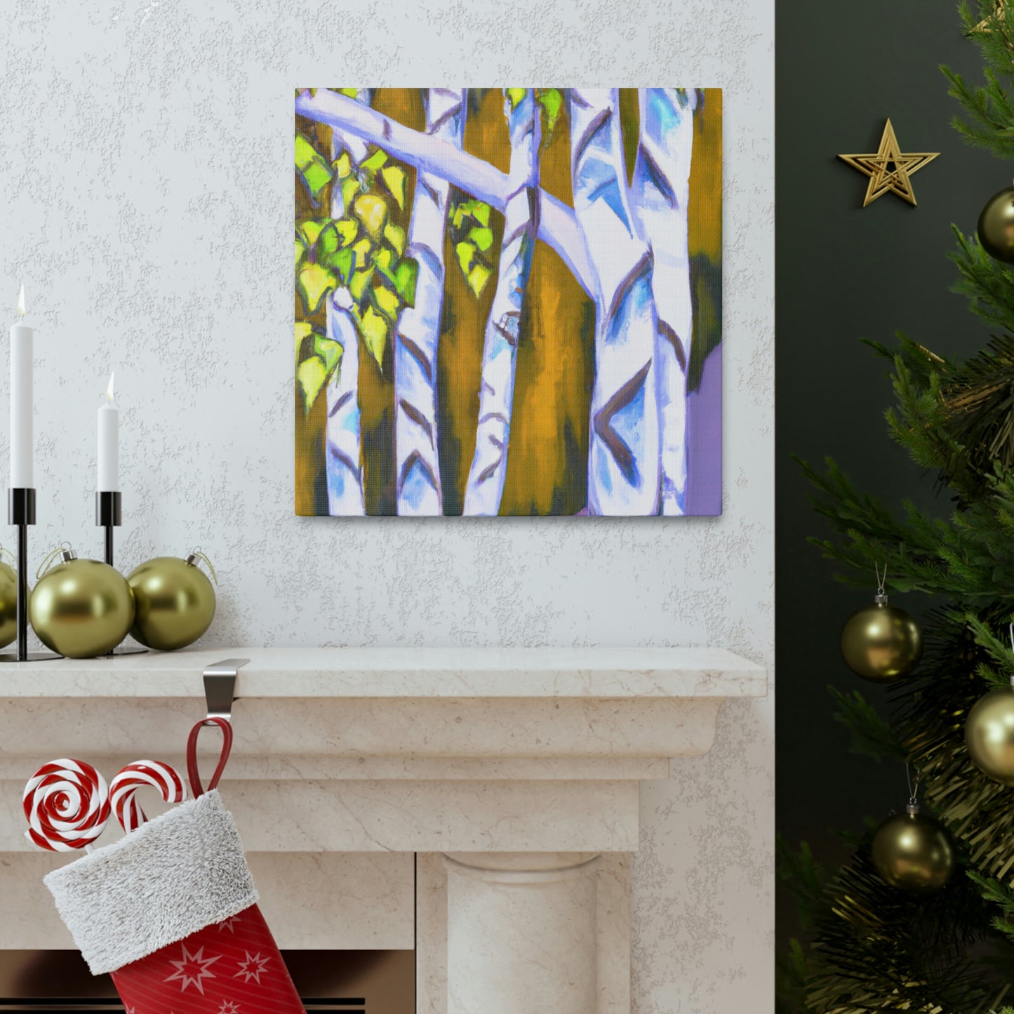 Birch Tree Splendor - Canvas