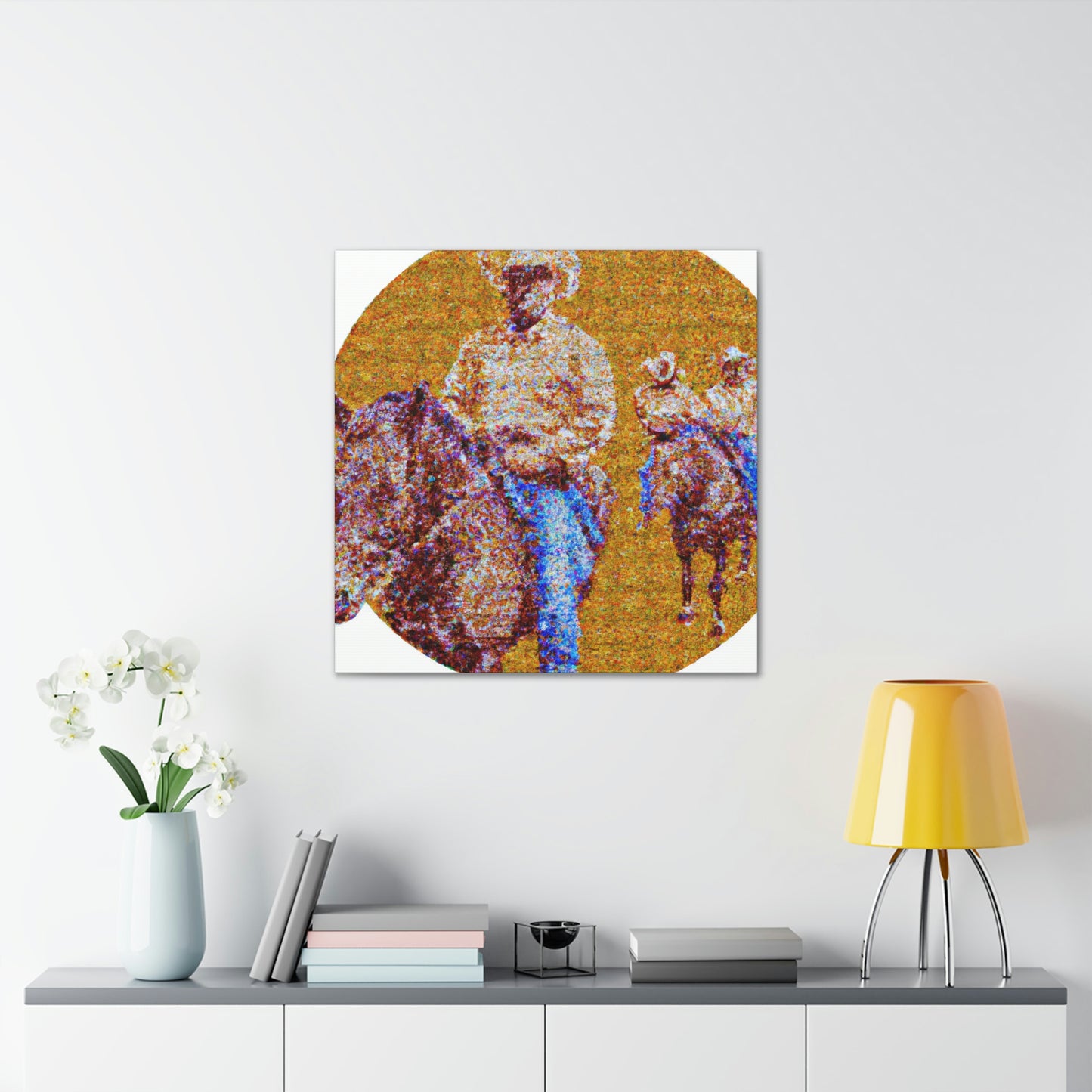 "Round Up: Cattle" - Canvas