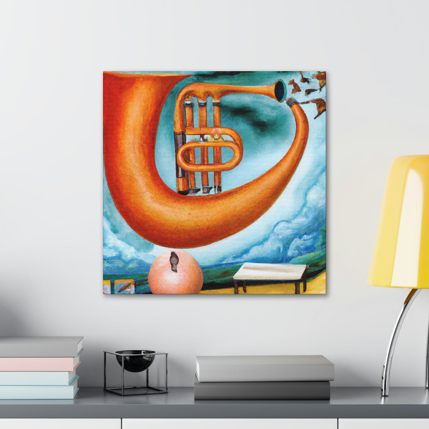 "Trumpet in a Dreamscape" - Canvas