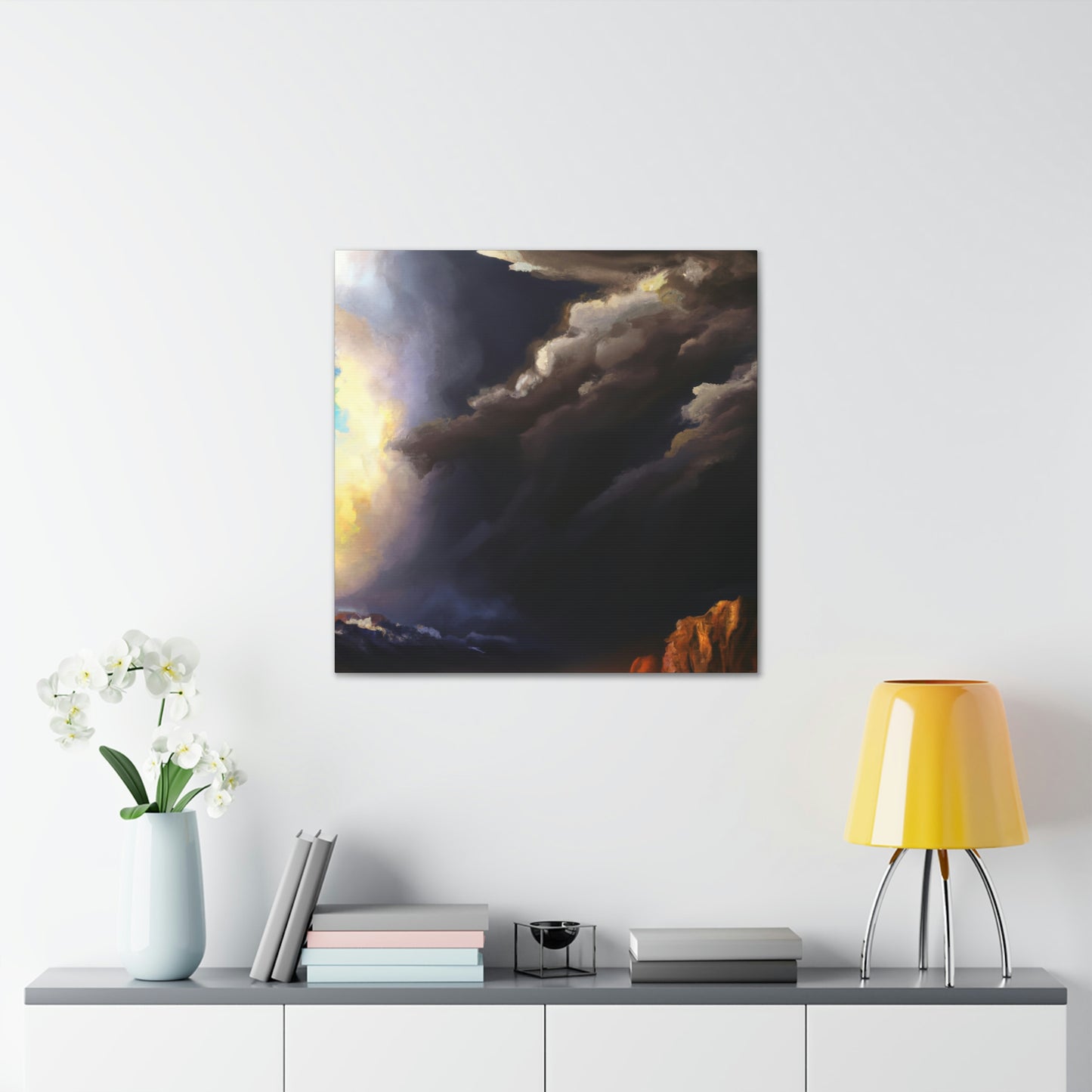 "Stormy Weather Ahead" - Canvas