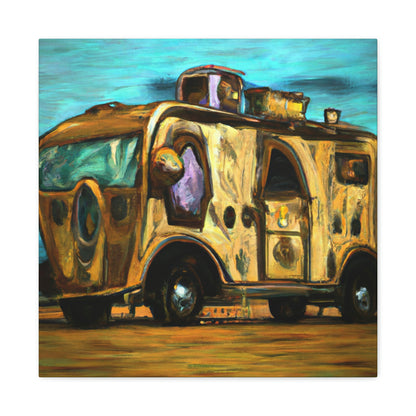 "Camper Van Machine Age" - Canvas