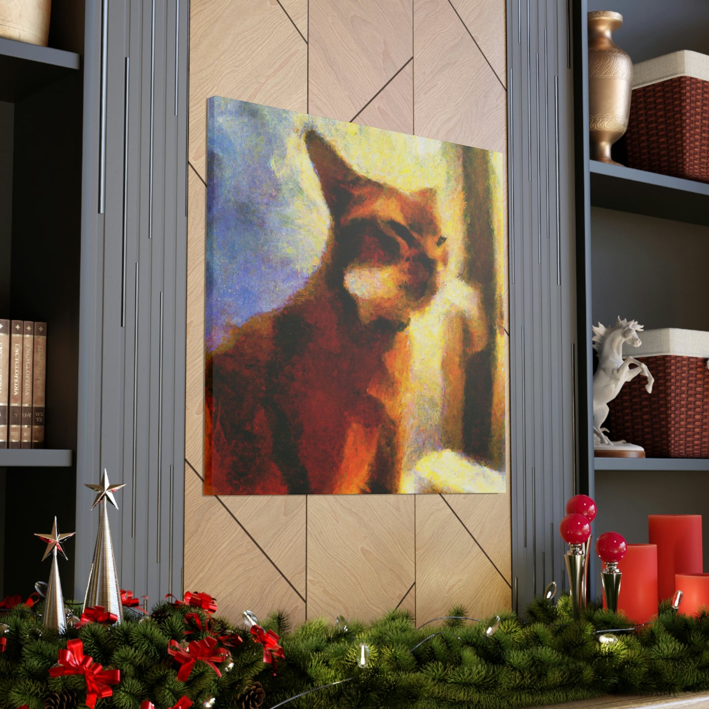 Abyssinian Splendor Portrayed - Canvas