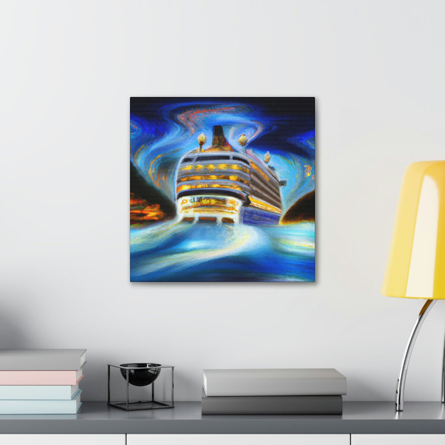 "Cruise Ship Surreality" - Canvas