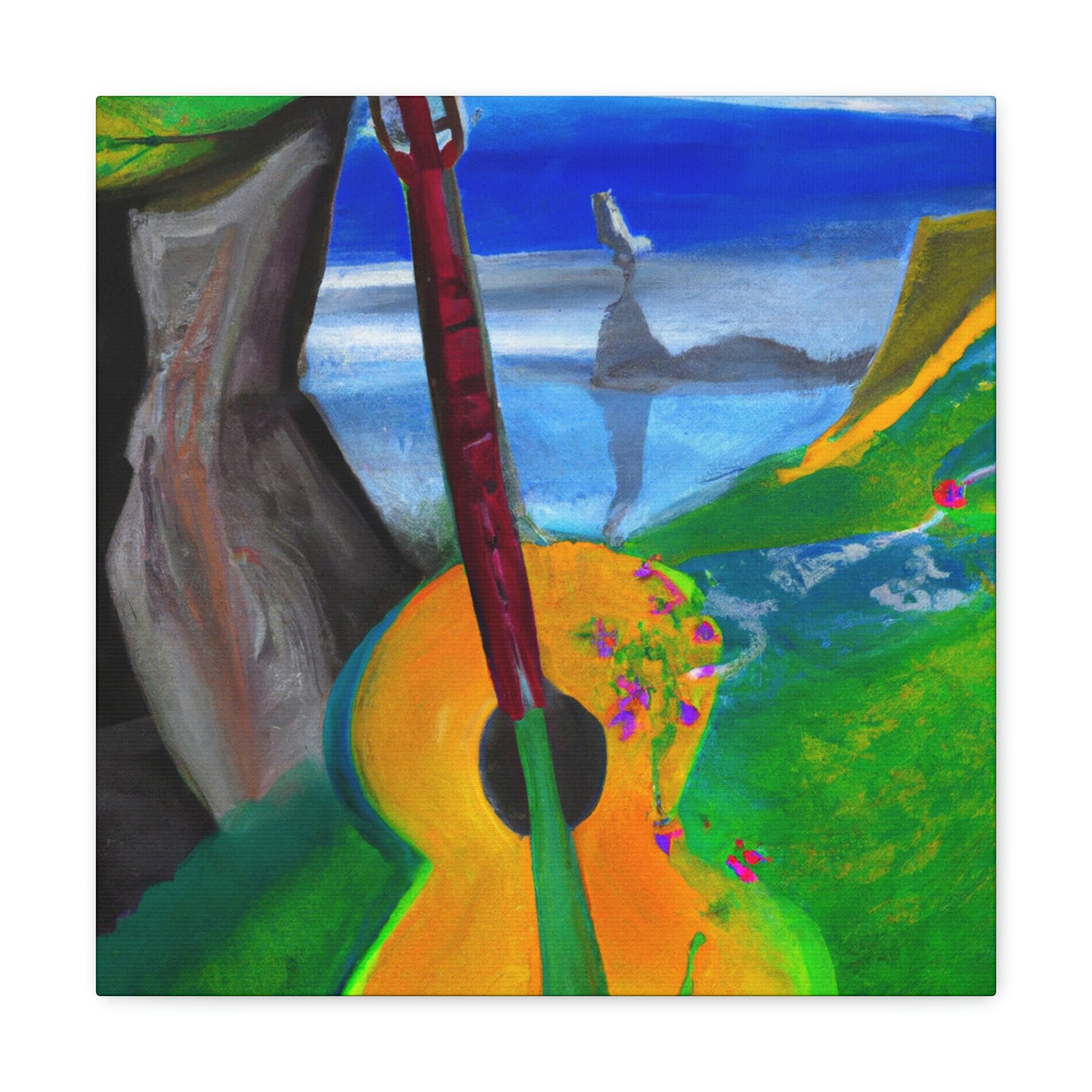 "Guitar Melodic Melody" - Canvas